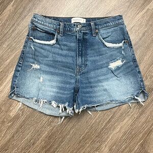 Abercrombie and Fitch Curve Love High Rise 4 inch Short